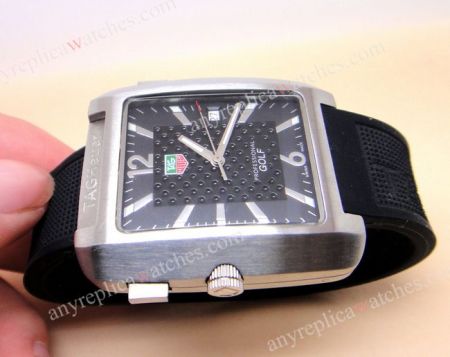 Replica Tag Heuer Professional Golf Watch - Black Rubber Strap